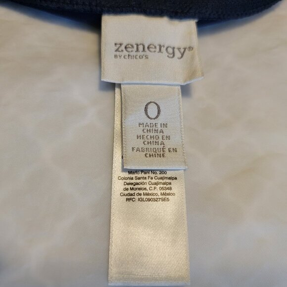 Chico's Zenergy Leggings Navy Activewear Athleisure Women Size XS to Small NWOT - Picture 15 of 16